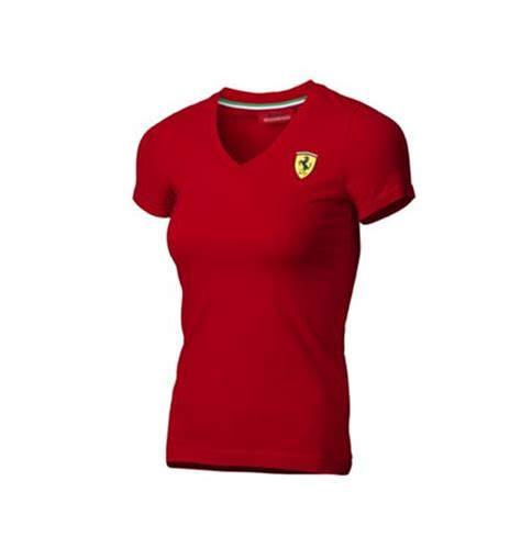 t shirt ferrari femme